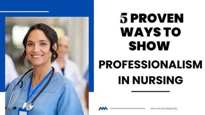 How do you show professionalism in healthcare