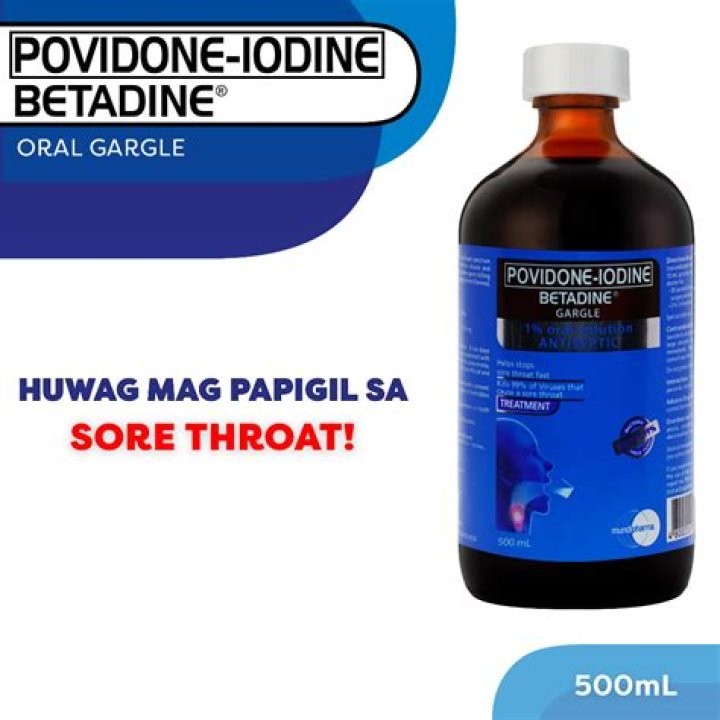 How do you take Betadine povidone iodine