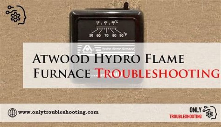 How do you turn on the Atwood Hydro flame furnace?