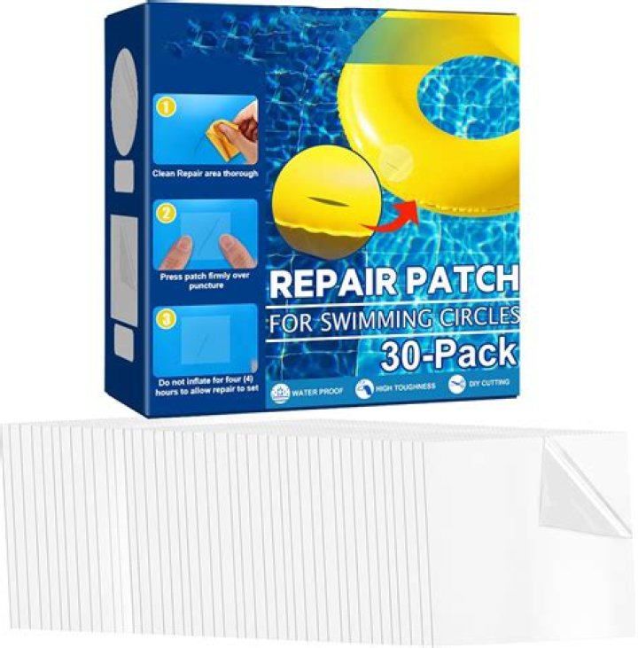 How do you use a pool patch kit