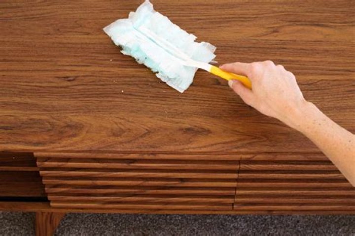 How do you use aging dust on furniture