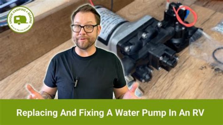 How do you use an RV water pump?