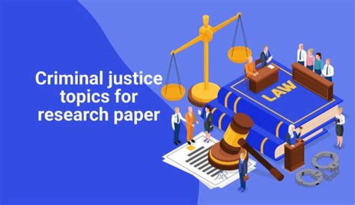 How do you write a criminal justice research paper