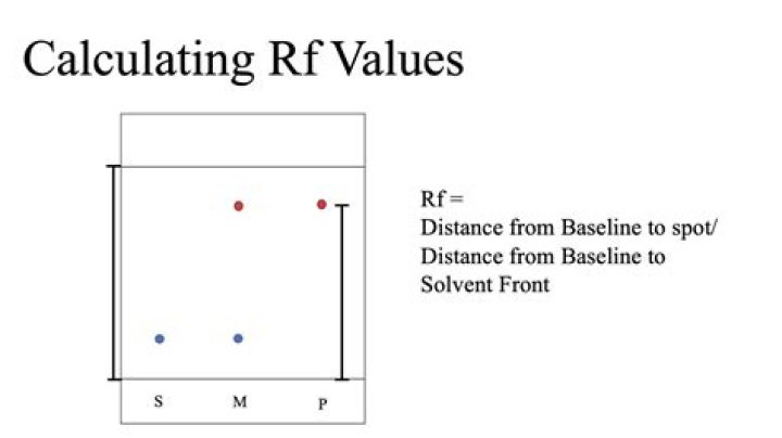 How is RF value calculated in HPLC