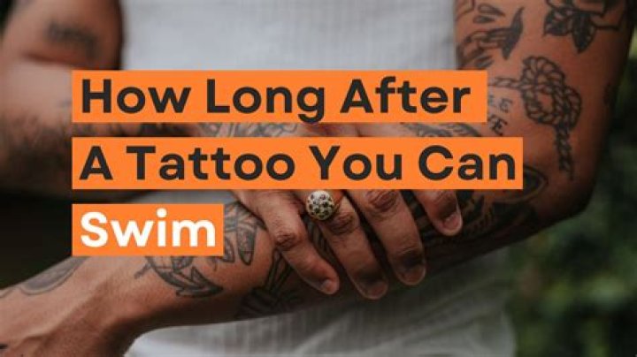 How Long After A Tattoo Can You Swim