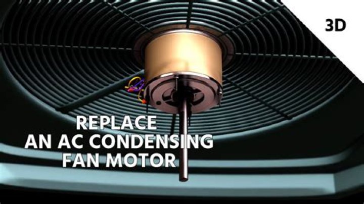 How long does it take to replace a fan motor in an air conditioner?