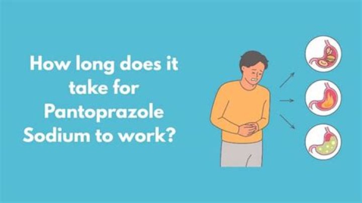 How long does IV pantoprazole take to work