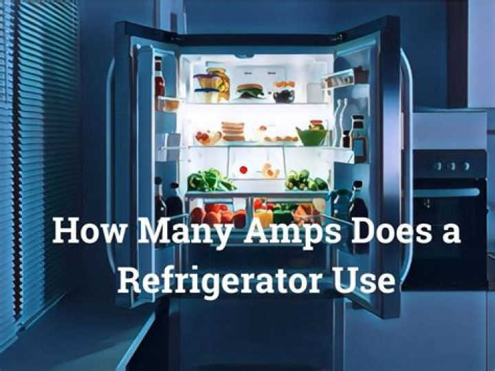 How many amps does a Dometic RV Fridge use?