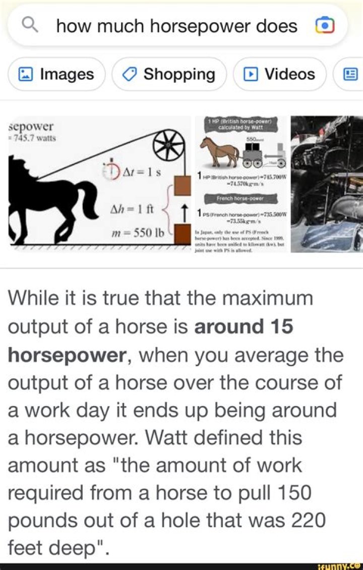 How many horsepower does a Cummins Engine have?