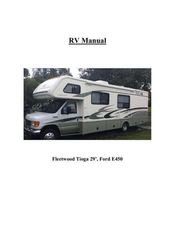 How many miles is Fleetwood Tioga Arrow RV?