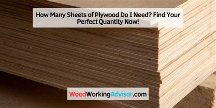 How many sheets of plywood do I need