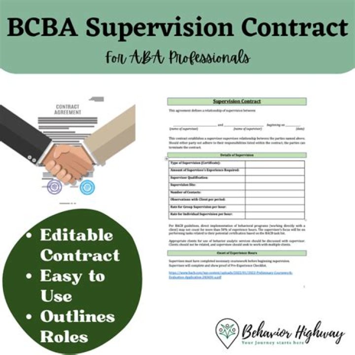 How many supervision hours does a BCaBA need