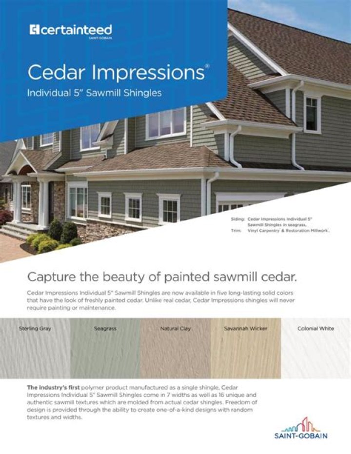 How much does CertainTeed Cedar Impressions cost