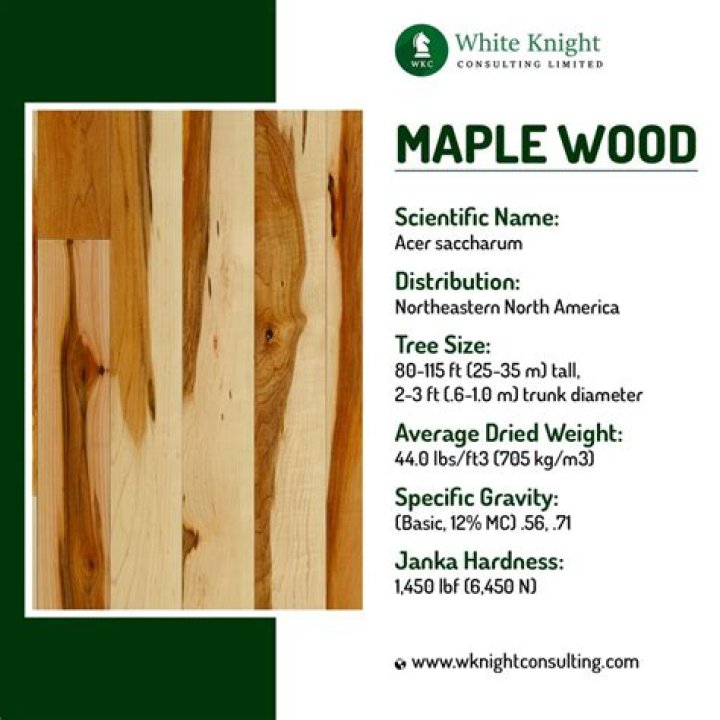 How much is maple wood per board foot