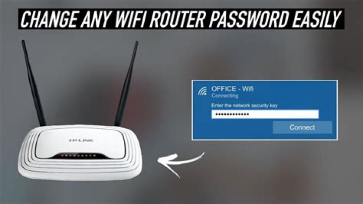 How to change wifi router password