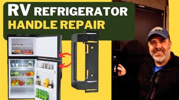 How to fix a dislocated thermistor bracket on a Dometic refrigerator?