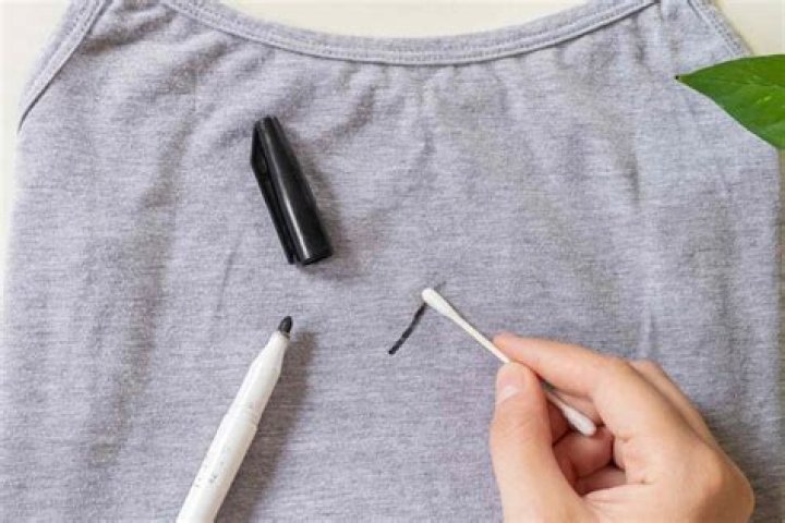 How to get marker out of clothes