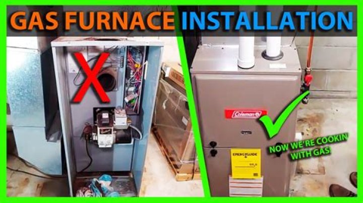 How to install a gas furnace in a coach?