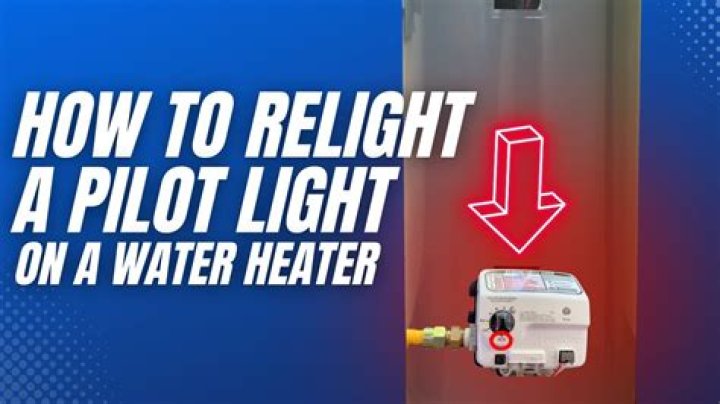 How to light a RV water heater pilot YouTube?