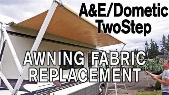 How to replace the fabric on an RV awning?