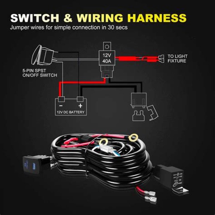 How to wire a relay for off-road LED lights?