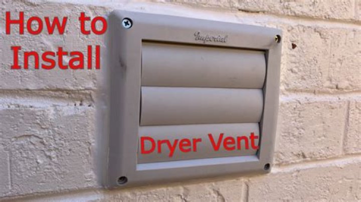 Inside dryer vent - How To Discuss