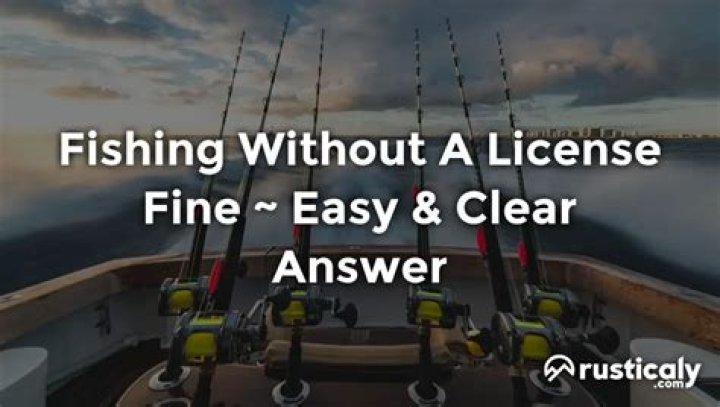 Is Fishing Without A License A Felony