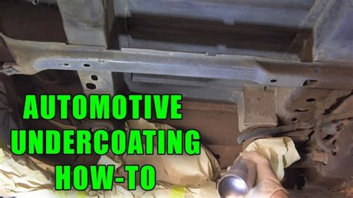 Is it a good idea to undercoat your car