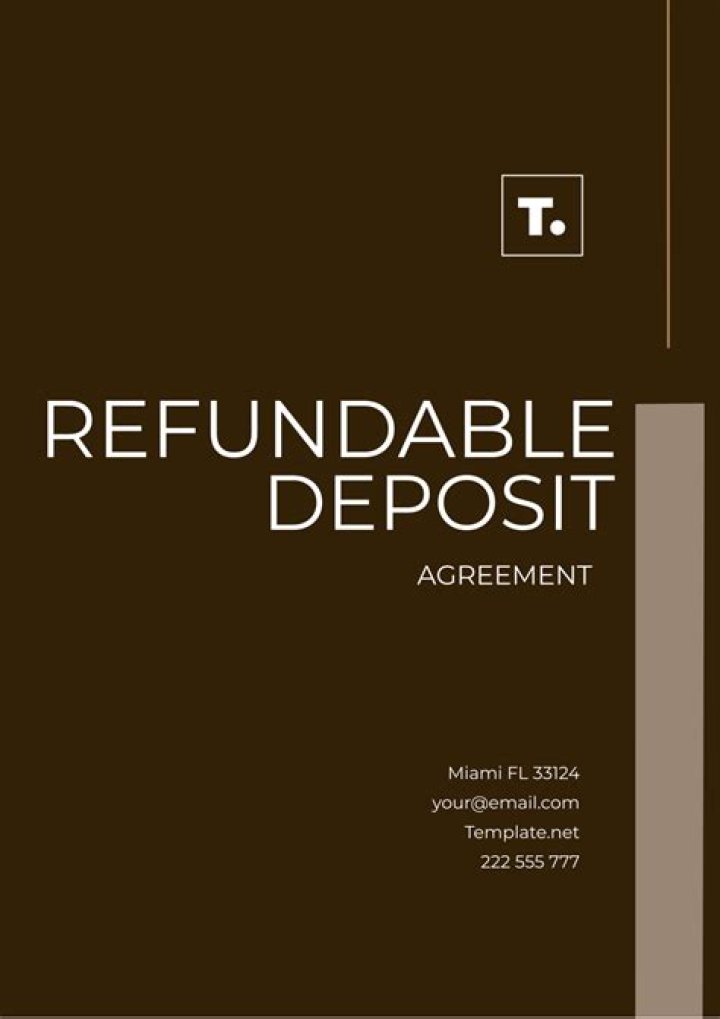 Is it possible to get a non-refundable deposit back?