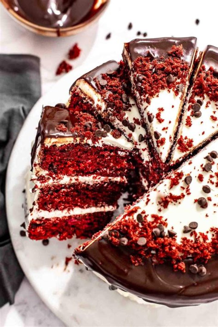 Is red velvet cake just chocolate cake
