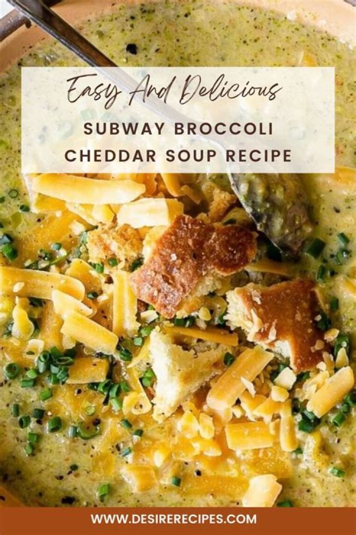 Is Subway broccoli soup healthy