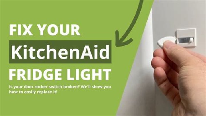 Is the light switch on my fridge working?