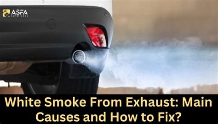 Is white smoke normal from exhaust
