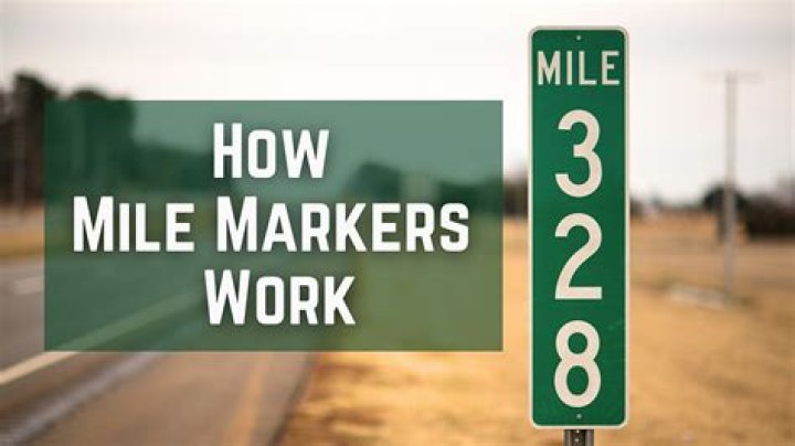 Mile markers - How To Discuss