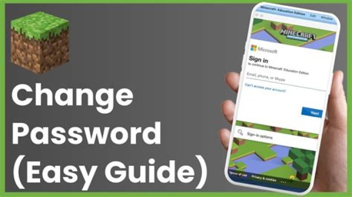 Minecraft Password Reset - How To Discuss