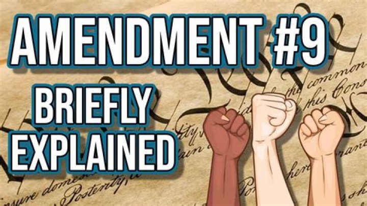 Ninth amendment simplified - How To Discuss