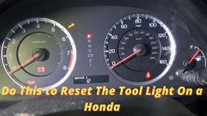 Question: How To Reset Maintenance Light 04 Accord