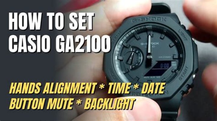 Question: How To Set Your G Shock Watch