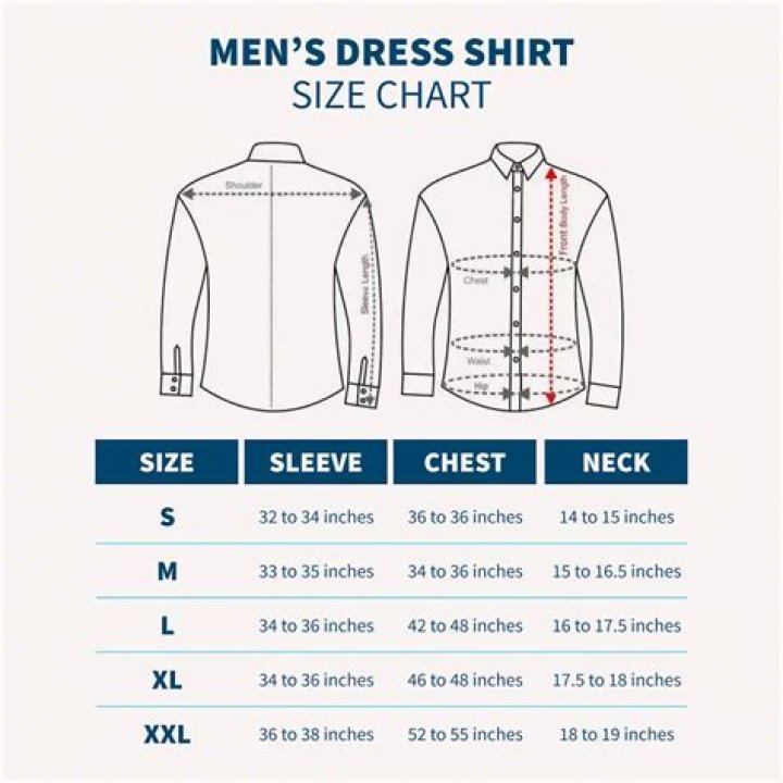 Quick Answer: How Are Men’s Dress Shirts Sized