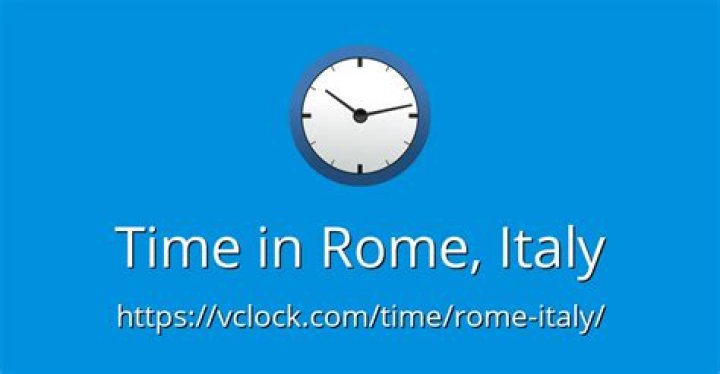 Quick Answer: What Time In Rome Now