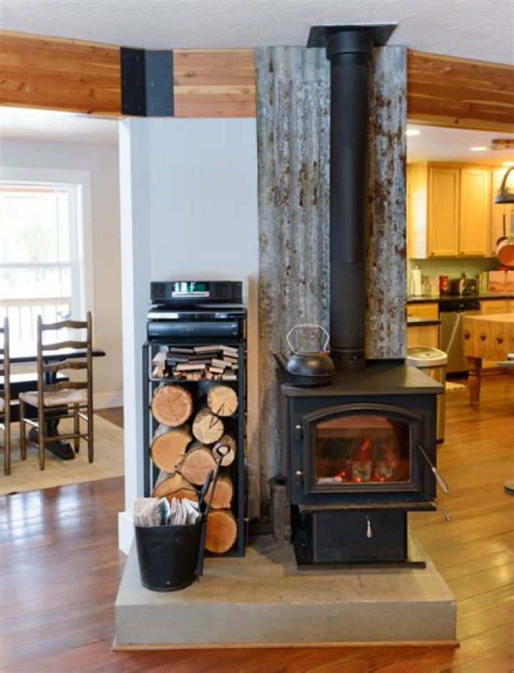 Quick Answer: What To Put Behind A Wood Burning Stove