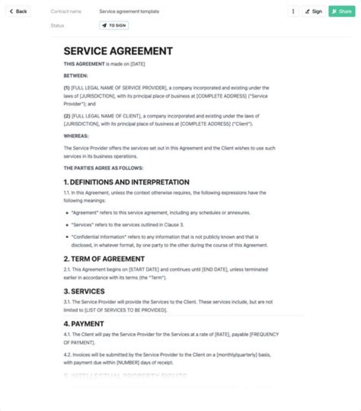 Service contract - How To Discuss