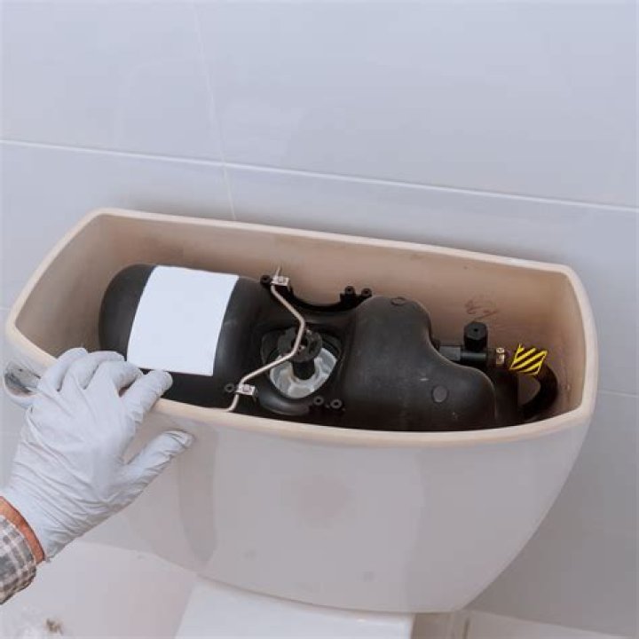 Should a toilet tank empty completely?