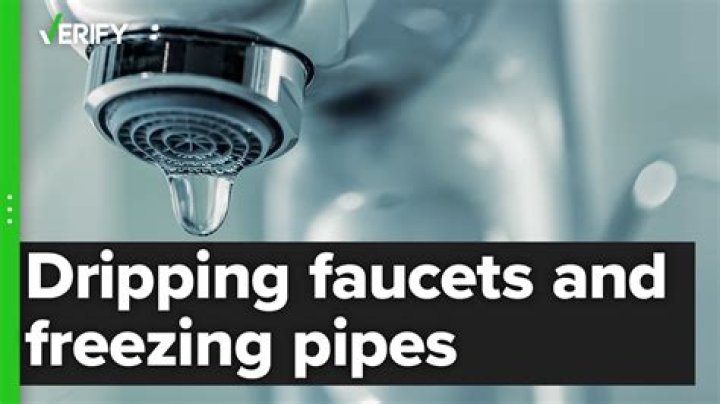 Should you let all faucets drip during freeze?