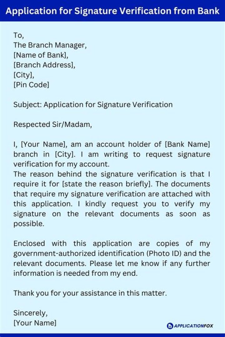 Signature Verification - How To Discuss