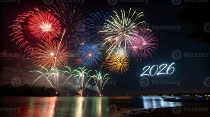 Stay save and watch the famous New year's fire work from home