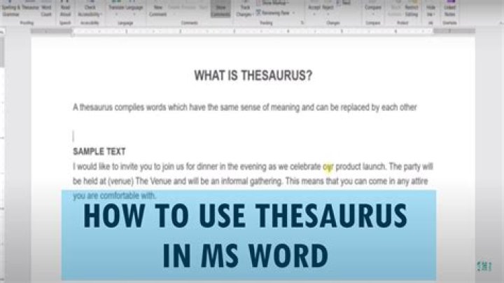 Thesaurus - How To Discuss
