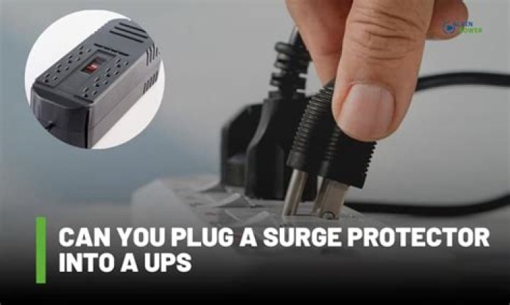 Ups surge protector - How To Discuss