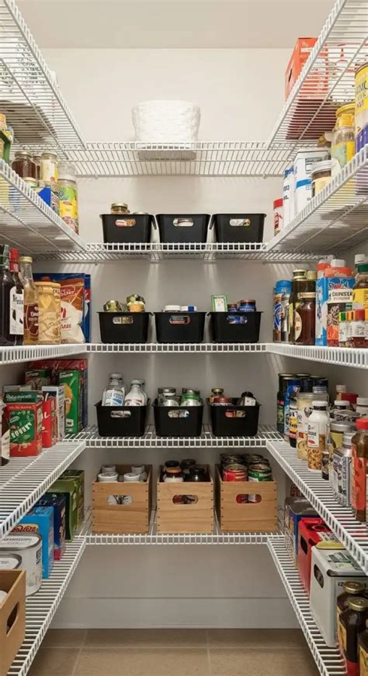 Walk in pantry organization ideas
