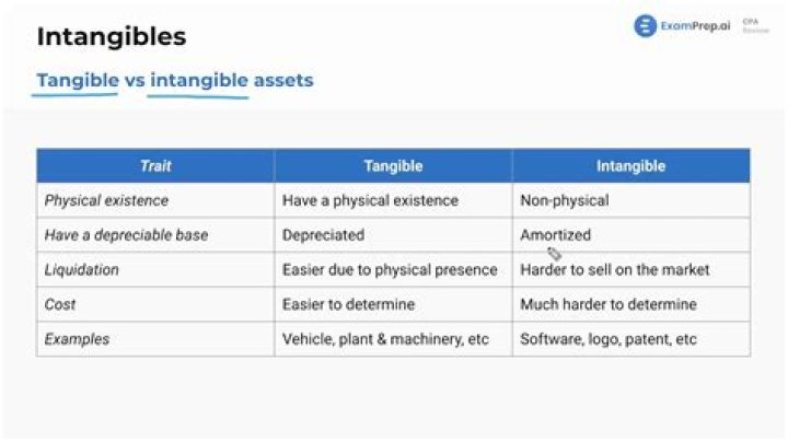 What are intangible sales